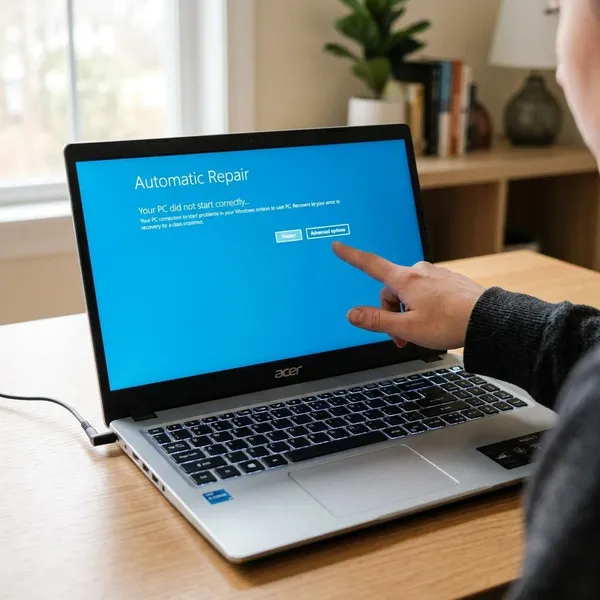 Reformat your Acer laptop with Reset this PC