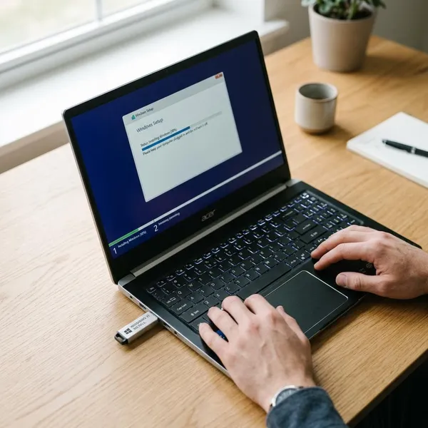 Reformat your Acer laptop if Windows will not start