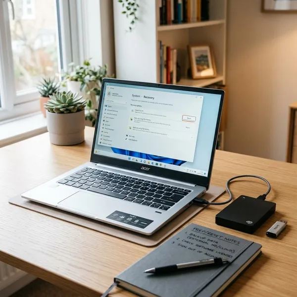 Know before resetting your Acer laptop