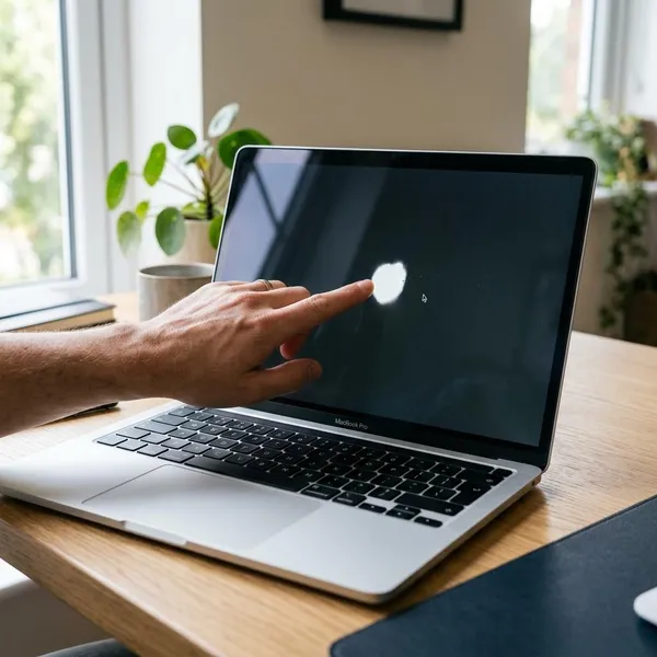 laptop white spot