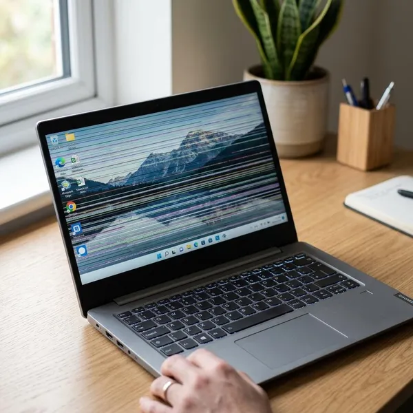 lenovo laptop screen horizontal lines