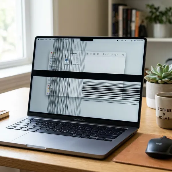 What black lines on a laptop screen mean